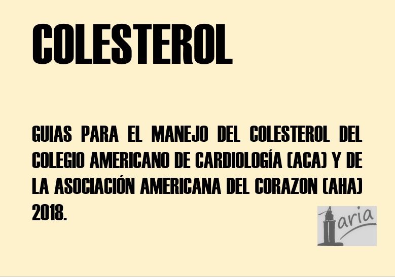 Imagen destacada - Guías para el manejo de Colesterol 2018